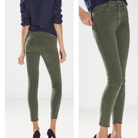 MOTHER | Jeans | Mother High Waist Looker Ankle Fray Jeans Sz 24